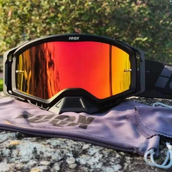 IOQX-Gafas de Motocross para descenso, protección UV contra la suciedad, a prueba de polvo y viento, MX, ATV, Gafa de esquí todoterreno