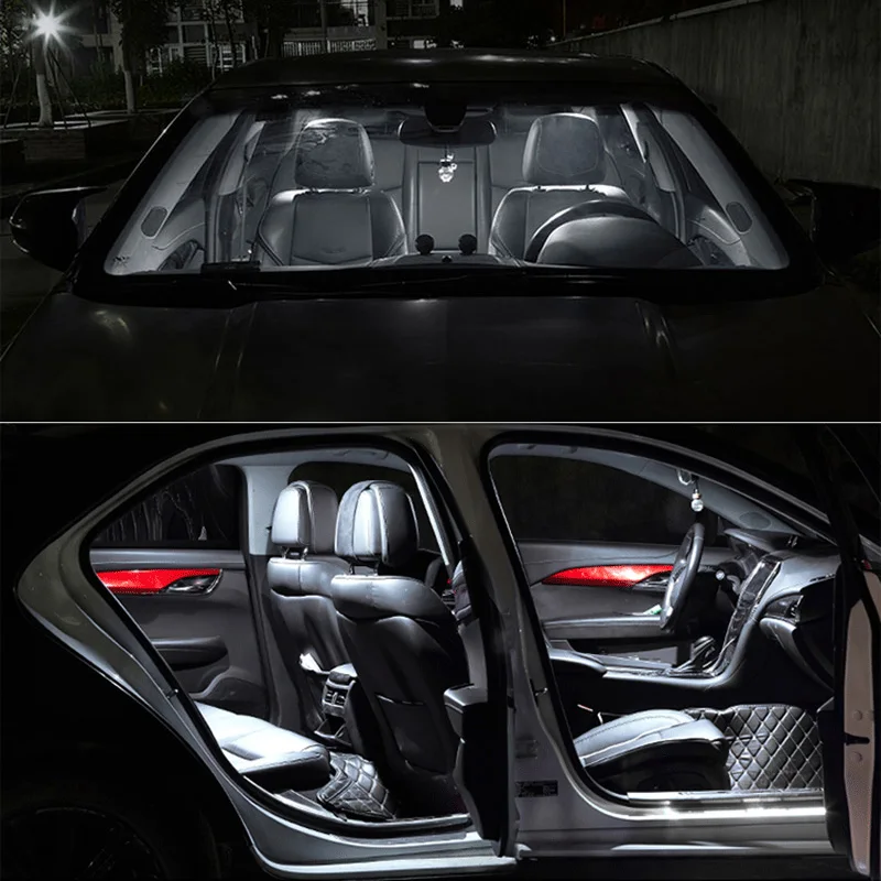 TPKE 13Pcs LED Interior Map Dome Light Kit For Opel Vauxhall Astra K 2016 2017 2018 2019 2020 2021 Indoor Lamp Car Accessories