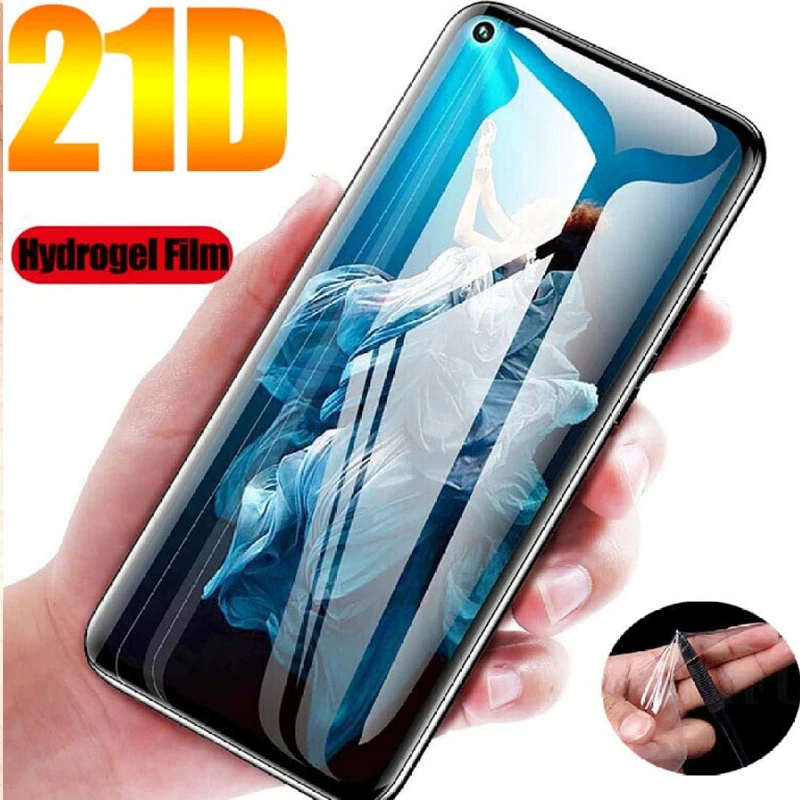 9H HD Screen Protectors For Huawei P30 Lite P20 Pro P40 Hydrogel Film For Huawei Nova 5T 3 3i 5i 7 SE 7i Film