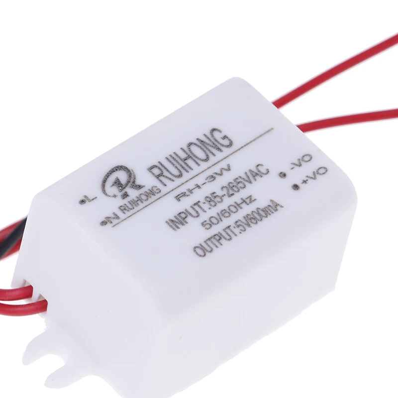 Módulo de placa de fuente de alimentación conmutada de 12V ACDC 220V a 5V/12V/24V, regulador de voltaje de aislamiento, lámpara LED de pequeño volumen con carcasa