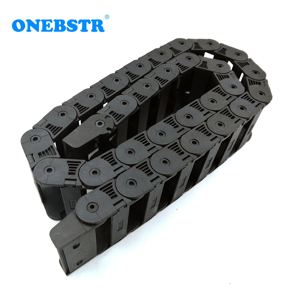 1 Meter 18x50mm Drag Cable Chain Wire Carrier Transmission Towline Bridge Type For CNC Engraving Machine Tools Hot Sales