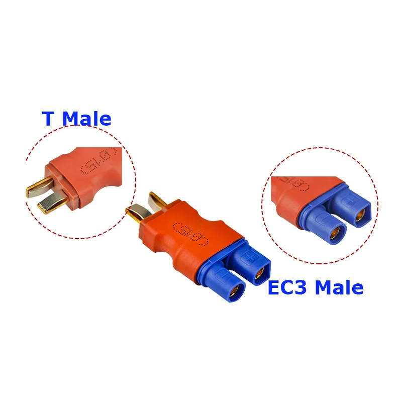 2er-Set Adapter XT30 XT60 XT90 Traxxas T-Stecker Deans EC5 EC3 Buchse auf Stecker HXT 4MM Steckverbinder RC Lipo Akku Steuerungsteile DIY – Detail 14