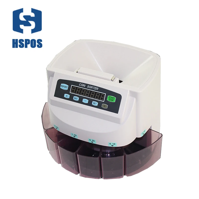 

New Arrival HS-9200 Coin Counter Machine High-Capacity Bill and Coin Sorter for Efficient Coin Handling