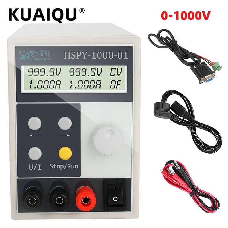 1000V Programmable Switching Regulated DC LAB Power Supply With RS-232 Interface Software Connect PC Voltage Regulator 0.1-1A