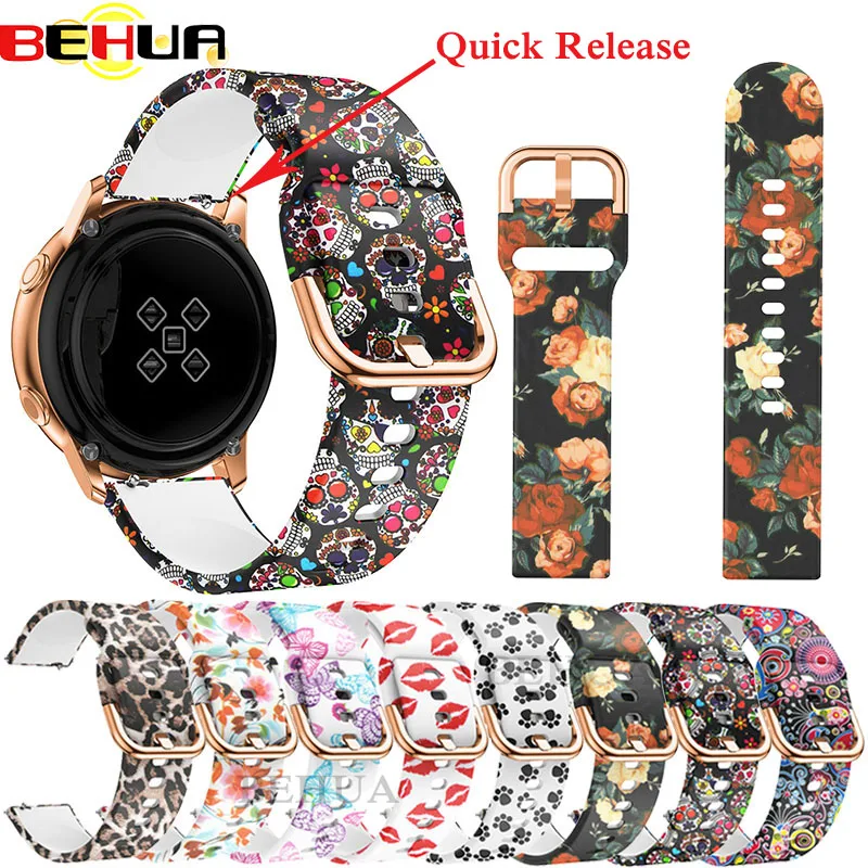 20mm Watchband Strap for Garmin Forerunner 645/Vivoactive 3/Vivomove HR Music Bracelet for galaxy active 2 Wrist Band Correa