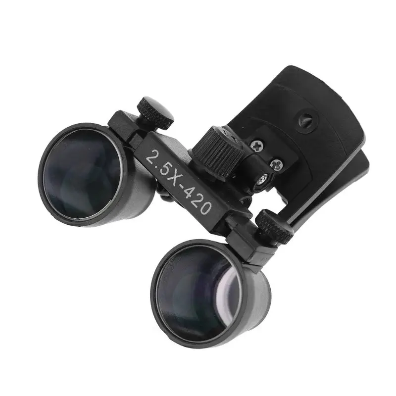 2.5X 3.5X Dental Loupe Binocular Magnifier Dentistry Clip Loupe