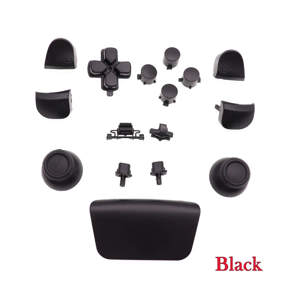 18colors 1set Joystick Key Replacement Shell Case Cover Cap for PS5 ABXY L1 L2 R1 R2 button Gamepad Handle Cotroller Accessories