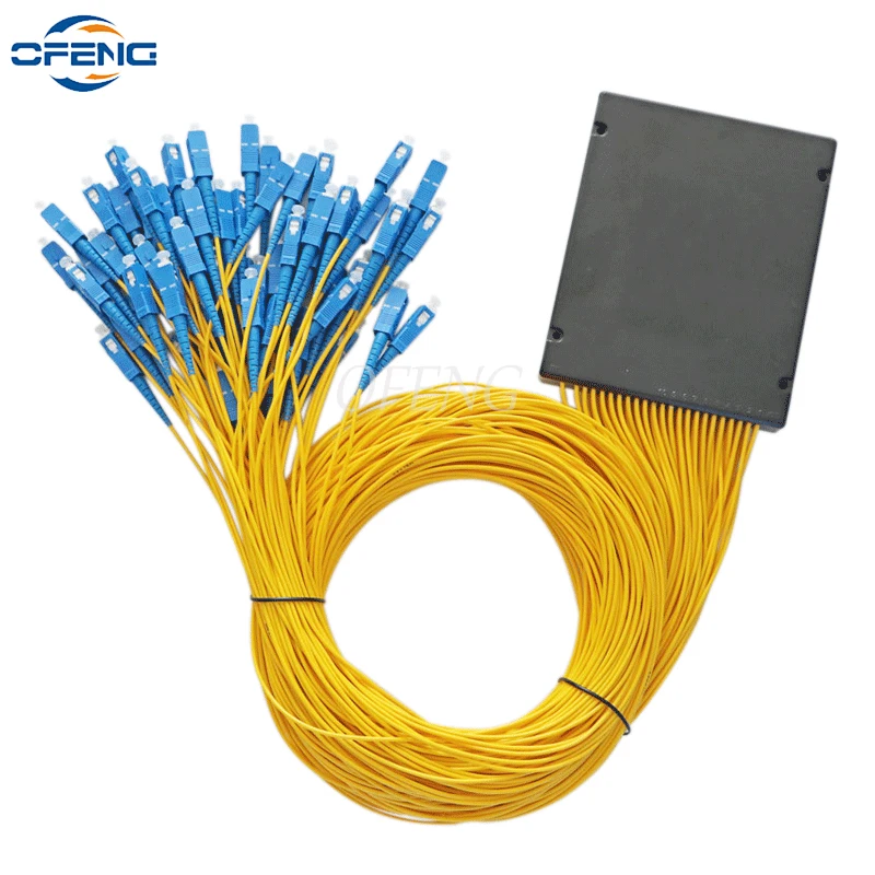 

Fiber Optical Splitter with LC Connector, APC, UPC, FTTH, PLC, FBT, ABS Type, Steel Tube, Customized, 1x32, 1 m