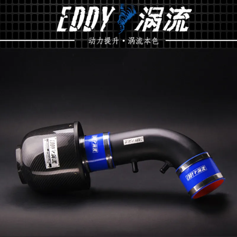 EDDY Intake System Air Intake Pipe+Carbon Fiber Air Filter for KIA Cadenza K7 2.4 KIA SPORTAGE-R 2.0/2.4 2011-2014 Engine Parts