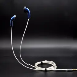 EP1 HiFi Earphones Headphones DIY Earbud Sliver Plated Wires Neutral Sparkle Sound Earbuds