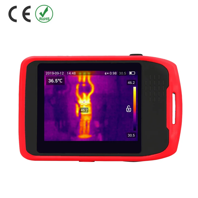 UNI-T UTi120T Pocket Capacitive Touch Thermal Imager;Circuit Board/Motor/Pipe Temperature Intelligent WIFI Detection Thermometer