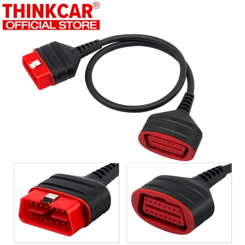 ThinkDiag OBD2 штекер-гнездо, оригинальный удлинитель для Easydiag 3,0/Mdiag/Golo, более быстрый основной удлинитель, 16 контактов