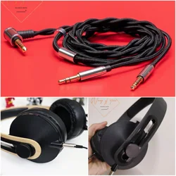 Hifi Balanced Audio Cable For Kuba Disco Headphone 2.5 4.4mm Trrs To Dual 3.5mm 6.35mm Plugs 4Pin XLR OFC Wire Line Cord