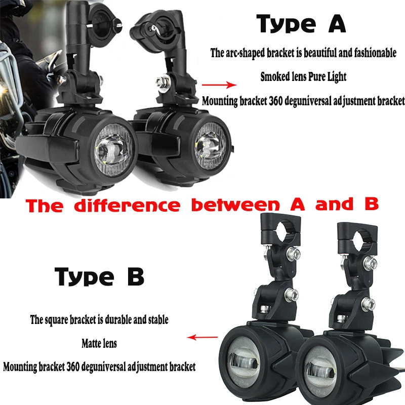 Front Headlight Aux Lights Fog Lamp Assembly For BMW R1200GS LC/ADV F800GS F750GS F650GS R1150GS Motorcycle High Brightness