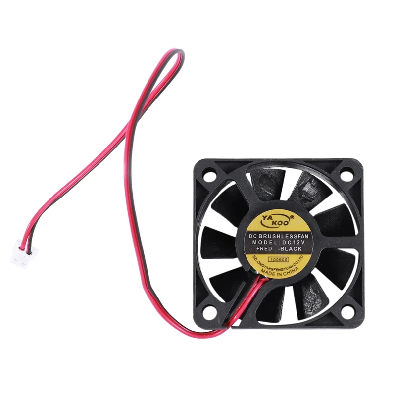 50 مللي متر x 50 مللي متر x 10 مللي متر 5010 DC 12V 0.1A 2Pin فرش التبريد مروحة