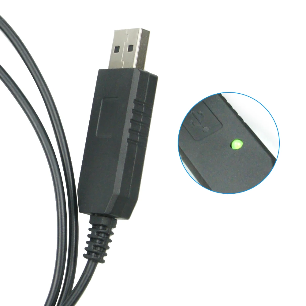 Cable de carga USB Universal para walkie-talkie de dos vías, para Baofeng UV-5R, BF-F8HP Plus, Motorola/Yaes/HYT/Ico/Kenwood