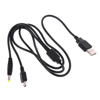 1Pc 2-In-1 Usb Data Kabel/Lader Opladen Lood Voor Psp 1000/2000/ 3000