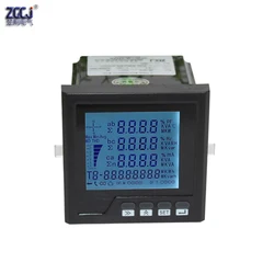 Cassa nera PD-3ST3 analizzatore multifunzionale del tester del pannello di 3 fasi A,V,W,kWh,cos, Hz, Var, misuratore di potenza con RS485 modbus-rtu