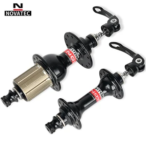 Novatec-Road Bike Hub ، A171SB ، F172SB ، أمامي 20 ساعة ، خلفي 24 ساعة ، تحرير سريع ، دراجة قابلة للطي ، 4 أقراص محمل ، 8-9-10-11-12 سرعة أعلى 7 مبيعات تحمل محور ريم 20 - No1