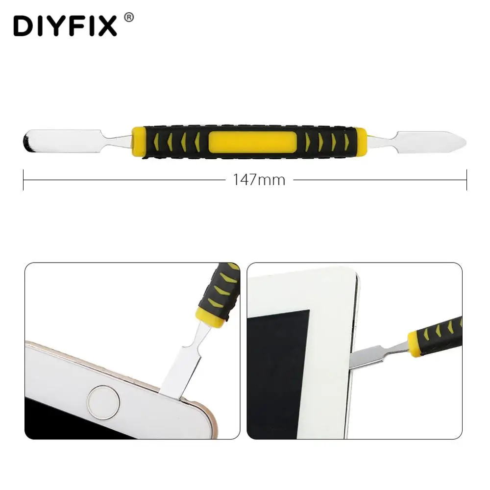 6Pcs Ufix Split Screen di Fusione di Calore Borse Striscia Smontare Strumento Per Lo Schermo di iPhone di Rimozione Melt Adesivo Con La Lama Della Leva di carta