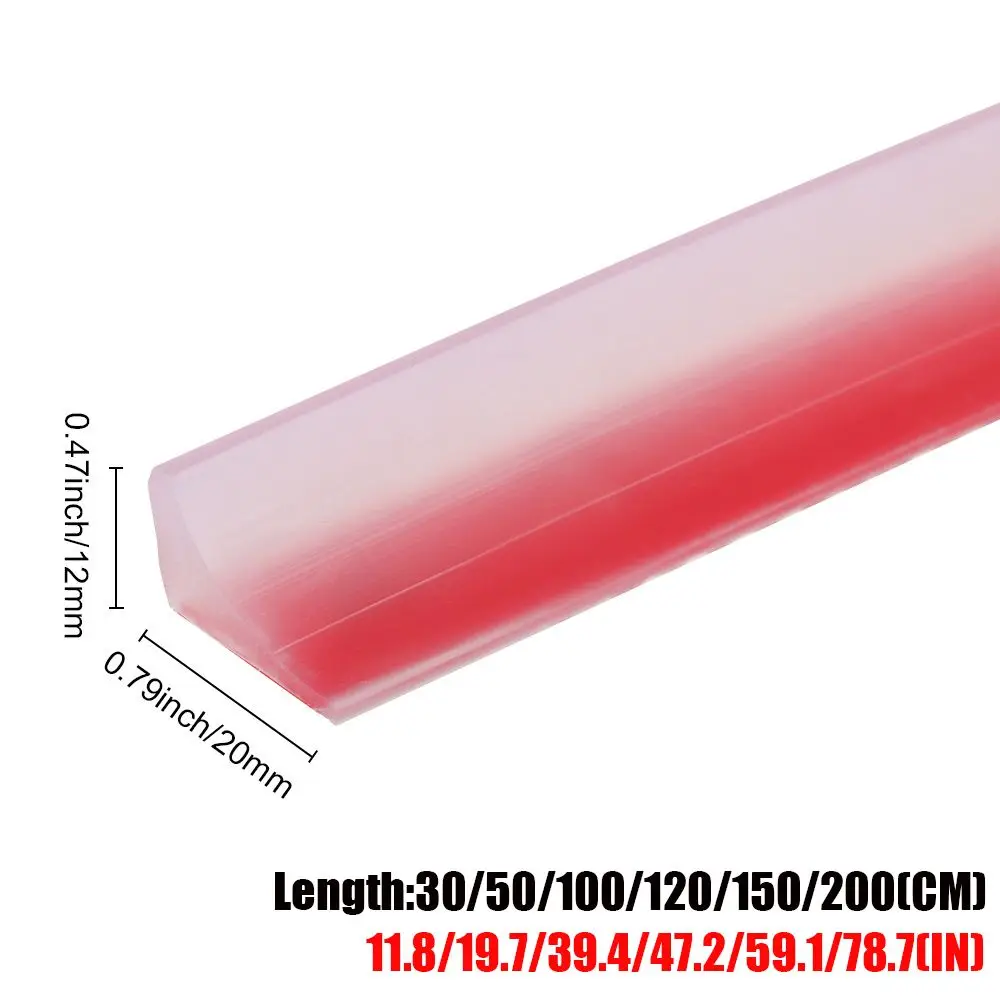 자체 접착 실리콘 물 유지 스트립, 욕실 워터 스토퍼, 구부릴 수 있는 도어 하단 씰링 스트립, 샤워 댐 배리어, 1 개
