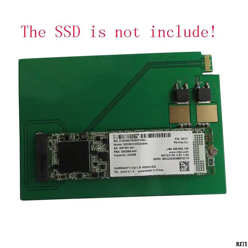 

M.2 NGFF SSD заменяет адаптерную карту WD5000MPCK WD5000M22K WD5000M21K
