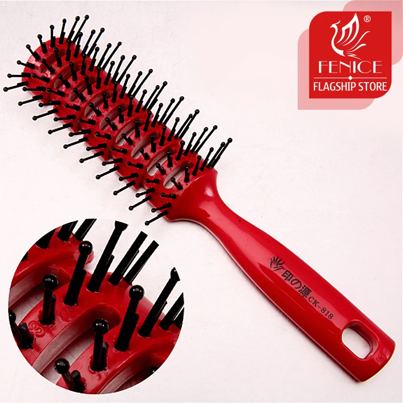 

Расческа для волос Fenice pop для салона, расческа для вентиляции, Антистатическая расческа для ухода и красоты, массажная расческа, бесплатная доставка