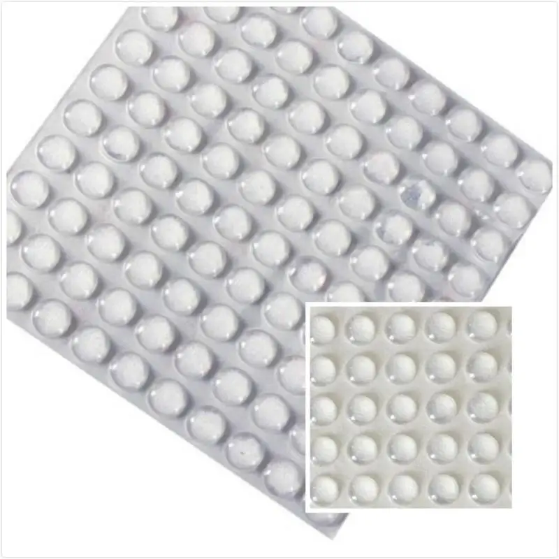 30-100PCS paraurti della porta dell'armadio di varie dimensioni di materiale siliconico per armadio da cucina ammortizzatore autoadesivo per tappo della porta