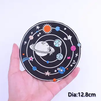 UFO外星人圖案熨燙貼片,適用於服裝、太空刺繡徽章、夾克配件等,DIY裝飾貼片。 10 最佳銷售 外星人補丁 - №10