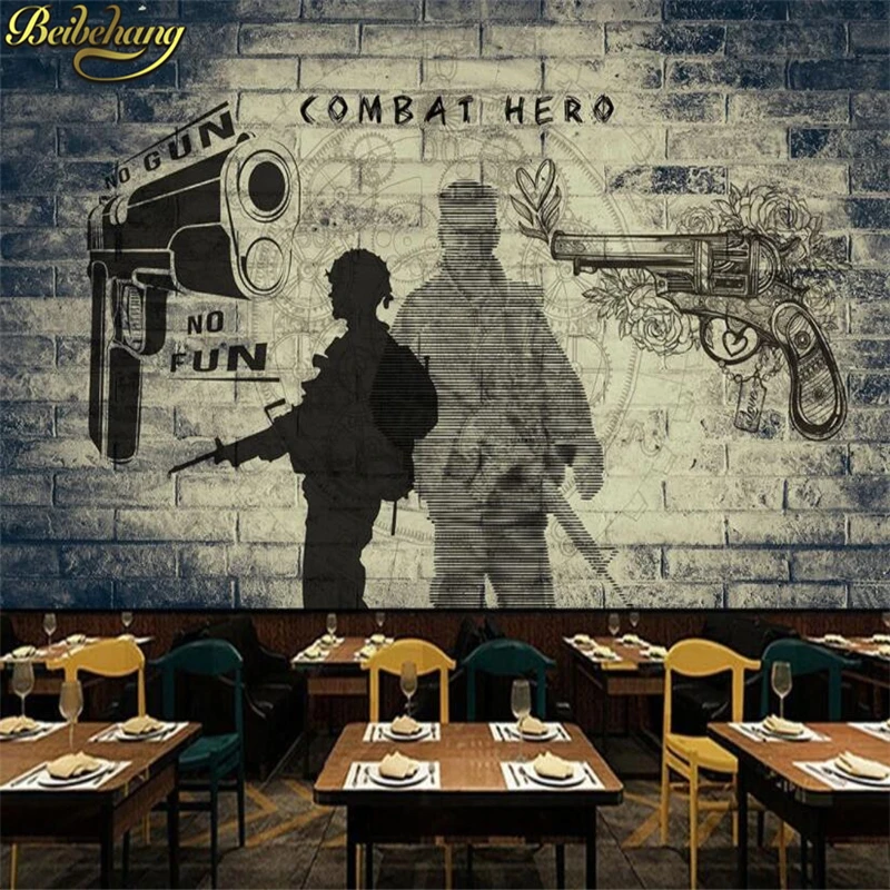 

beibehang Custom European War military modern wallpaper TV background papel de parede 3D photo Mural Wallpapers for Living Room