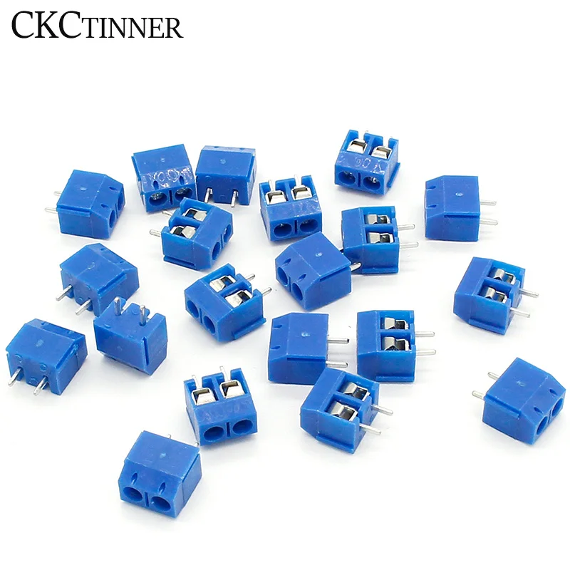 10pcs KF301-2P/KF301-3P KF301-5.0-2P KF301-5.0-3P KF301 5.08mm Plug-in Screw Connector