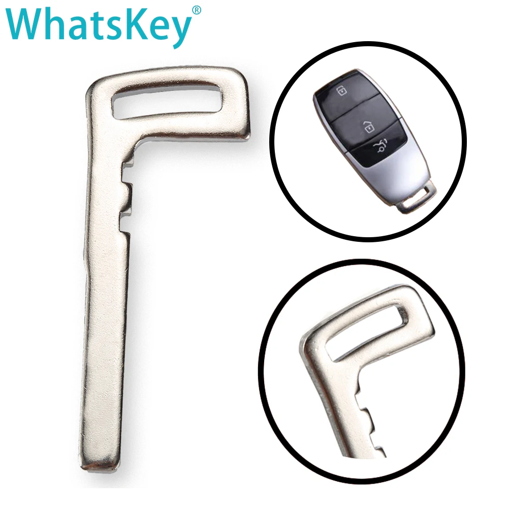 WhatsKey Replacement Smart Key Blade Blank Uncut Insert for Mercedes Benz C E S Class W203 W204 W211 W212 Auto Accessories