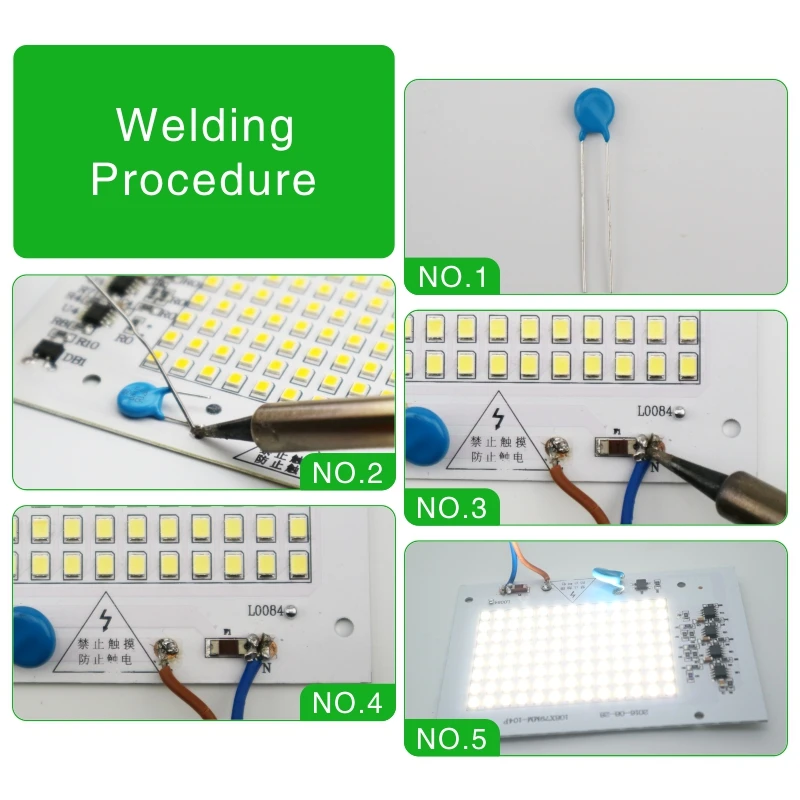 LED Chip 2835SMD 10W 20W 30W 50W 100W Flood Light Beads AC 220V-240V Led Floodlight Lamp DIY For Outdoor Lighting Spotlight