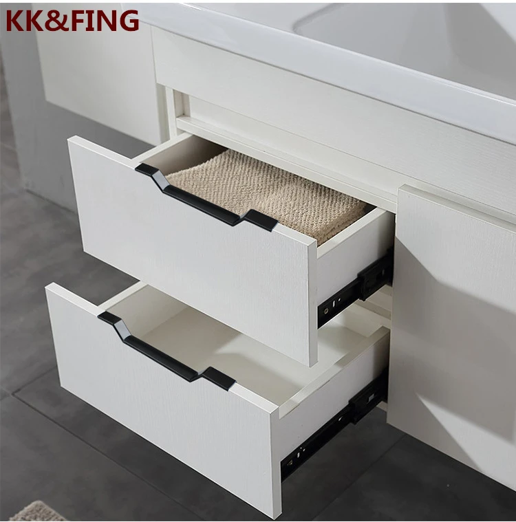 KK&FING Modern Wardrobe Seagull Dove-shaped Handles Zinc alloy Invisible Drawer Knobs Concealed Grooved Cabinet Pulls