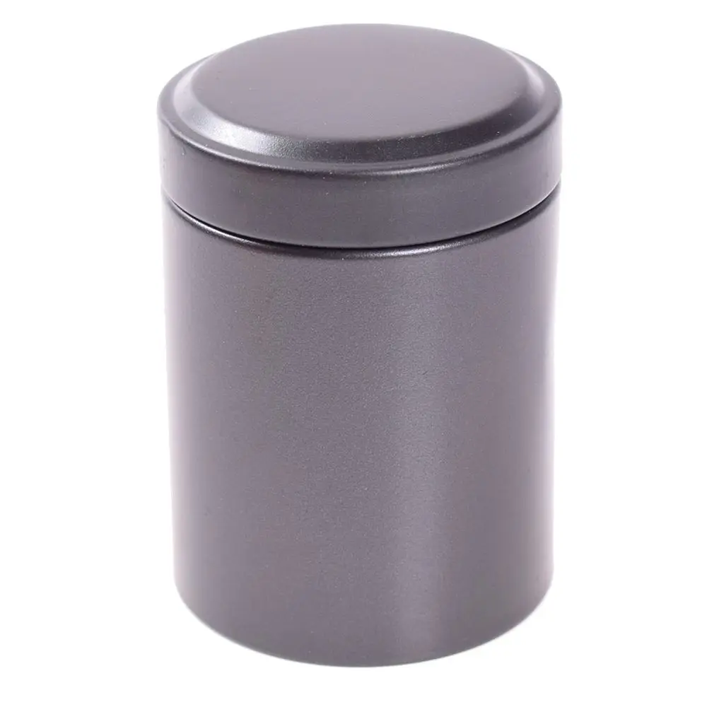 New Mini Tin Storage Box Round Shaped Sealed Jar Cans Coffee Tea Caddy Tea Iron Box Tinplate Container for Gift Home Decoration