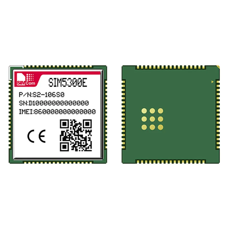 وحدة SIMCOM SIM5300E 3G WCDMA/HSPA نوع SMT ثنائي النطاق UMTS/HSPA900/2100MHz GSM/GPRS/EDGE 900/1800MHz