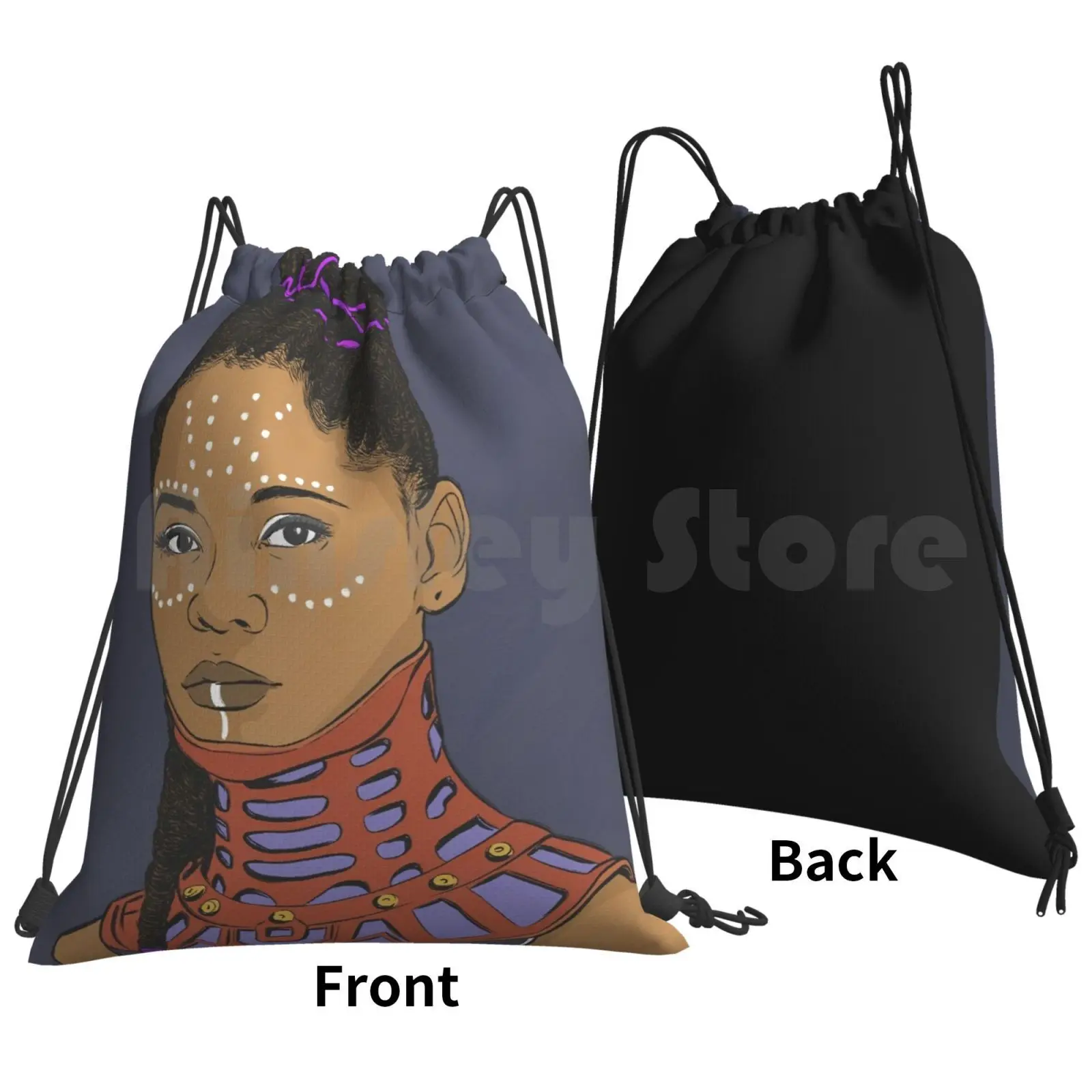 Shuri Backpack Drawstring Bags Gym Bag Waterproof What Are Those Sister Brilliant Character Superhero