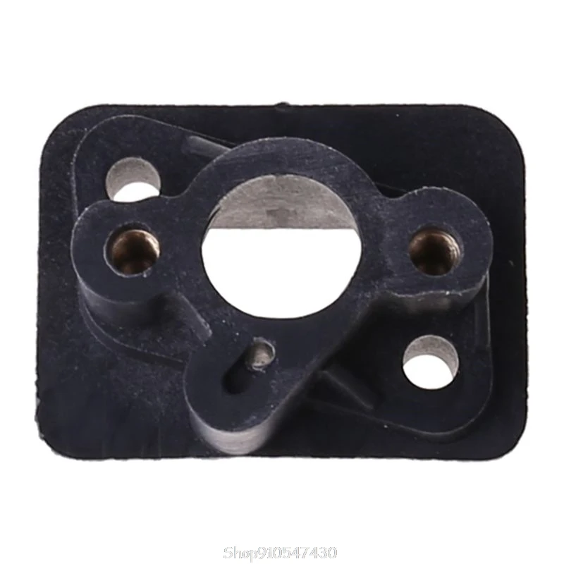Coletor admissão + 2 pces 40-5 43cc 52cc cortador escova entrada coletor carburador base conector, admitindo tubulação, adaptador carb n17 20
