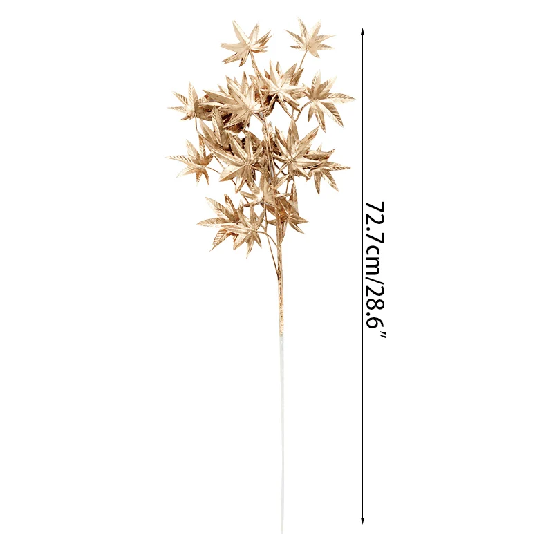 Goldene Serie Künstliche Blumen Konzentrischen Bouquet Eukalyptus Blätter Gefälschte Pflanzen Für Home Decor Hochzeit Weihnachten Party Blumen – Detail 24