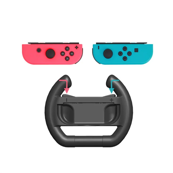 2 pezzi per nintendo Switch Joy-Con volante Con impugnatura piccola NS gioco maniglia staffa volante