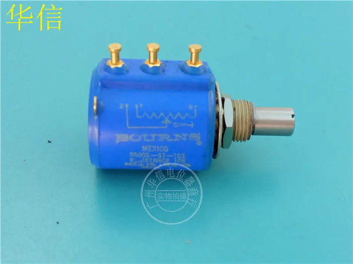 Original new 100% 500S-51-103 10K multi turn potentiometer with tap 4pin (SWITCH)