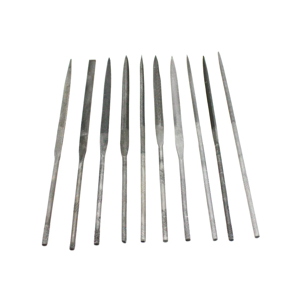 10pcs Needle File Set 140mm Handy Tools for Ceramic Glass Gem Stone Jewelry Making Supplies