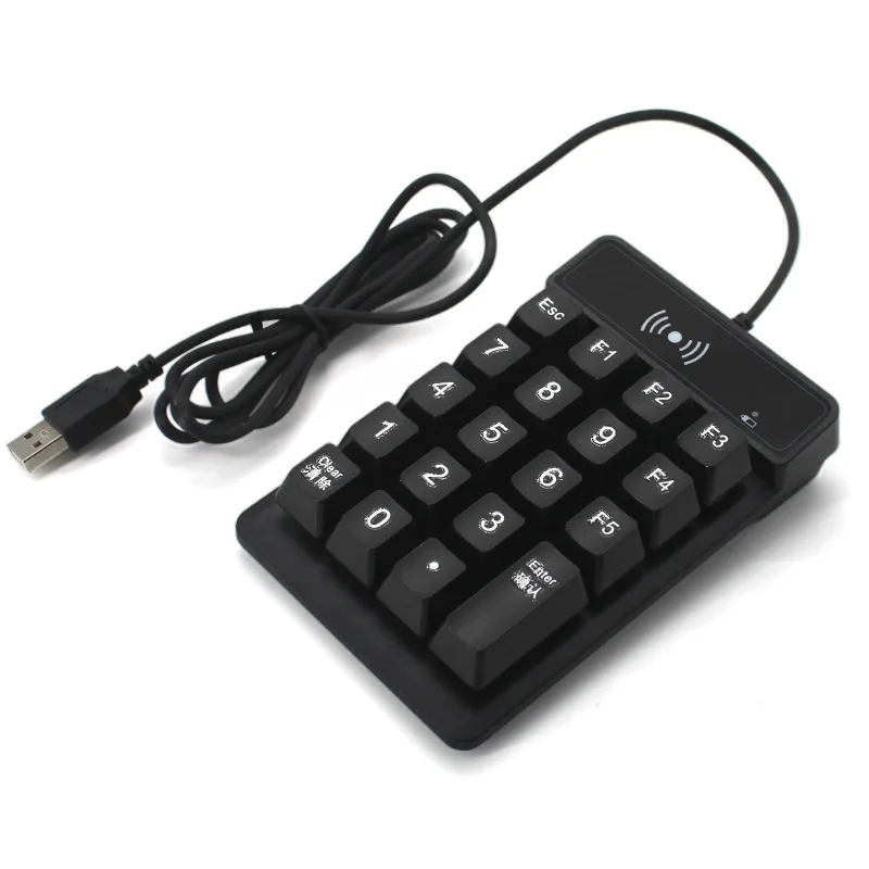 RFID 13.56Mhz Numeric Keypad Reader 14443A USB Interface