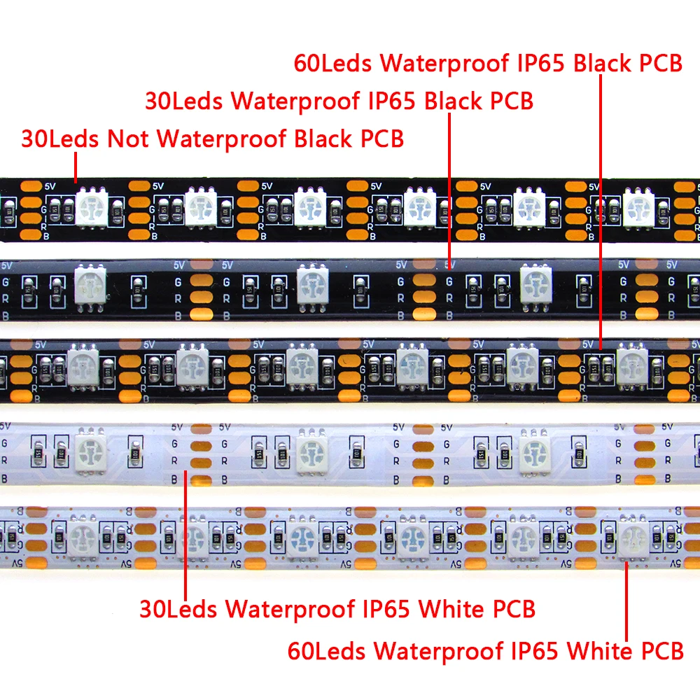 DC 5 V listwy RGB LED lampka USB nie wodoodporna SMD 5050 0.5- 5M 5 V Volt TV PC taśma Led światło USB taśma RGB z pilotem