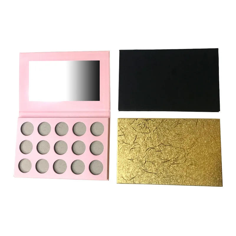 Groothandel Private Label Eyeshadow Palette Lege 16 Gat Make-Up Palet Kiezen Kleuren Custom Oogschaduw Palet Met Uw Logo