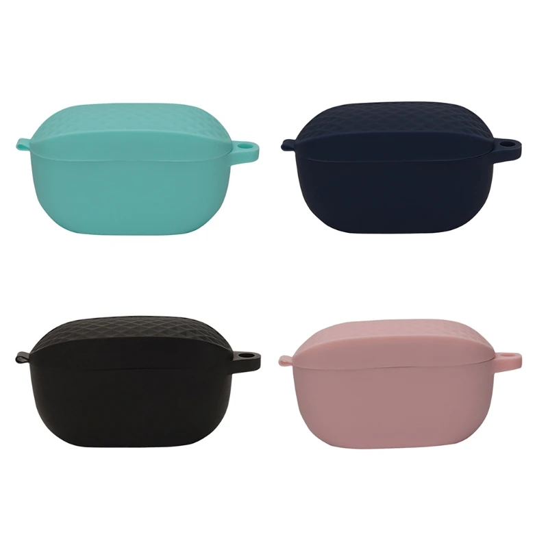 Shockproof Soft Silicone Case Cover Compatible for JBL Wave 100TWS Earbud Charging Case Anti-fall Earbuds Accessory