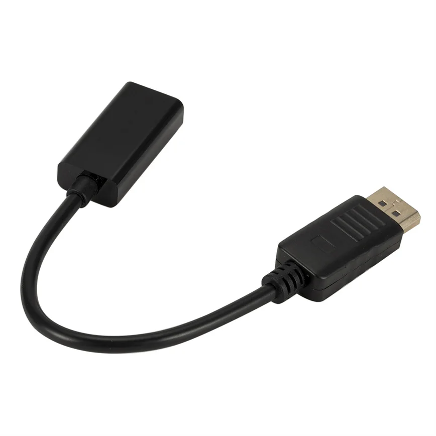 DP إلى HDMI-متوافق مهائي كابلات ذكر إلى أنثى ل HP/DELL الكمبيوتر المحمول عرض منفذ إلى 1080P HDMI-com' مهائي كابلات محول