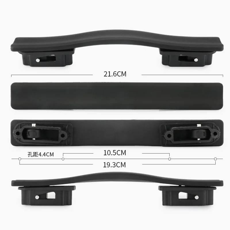 Suitcase Handle Suitcase Accessories Travel Luggage Zinc Alloy Durable Wear-Resistant High Quality Detachable Repair Parts