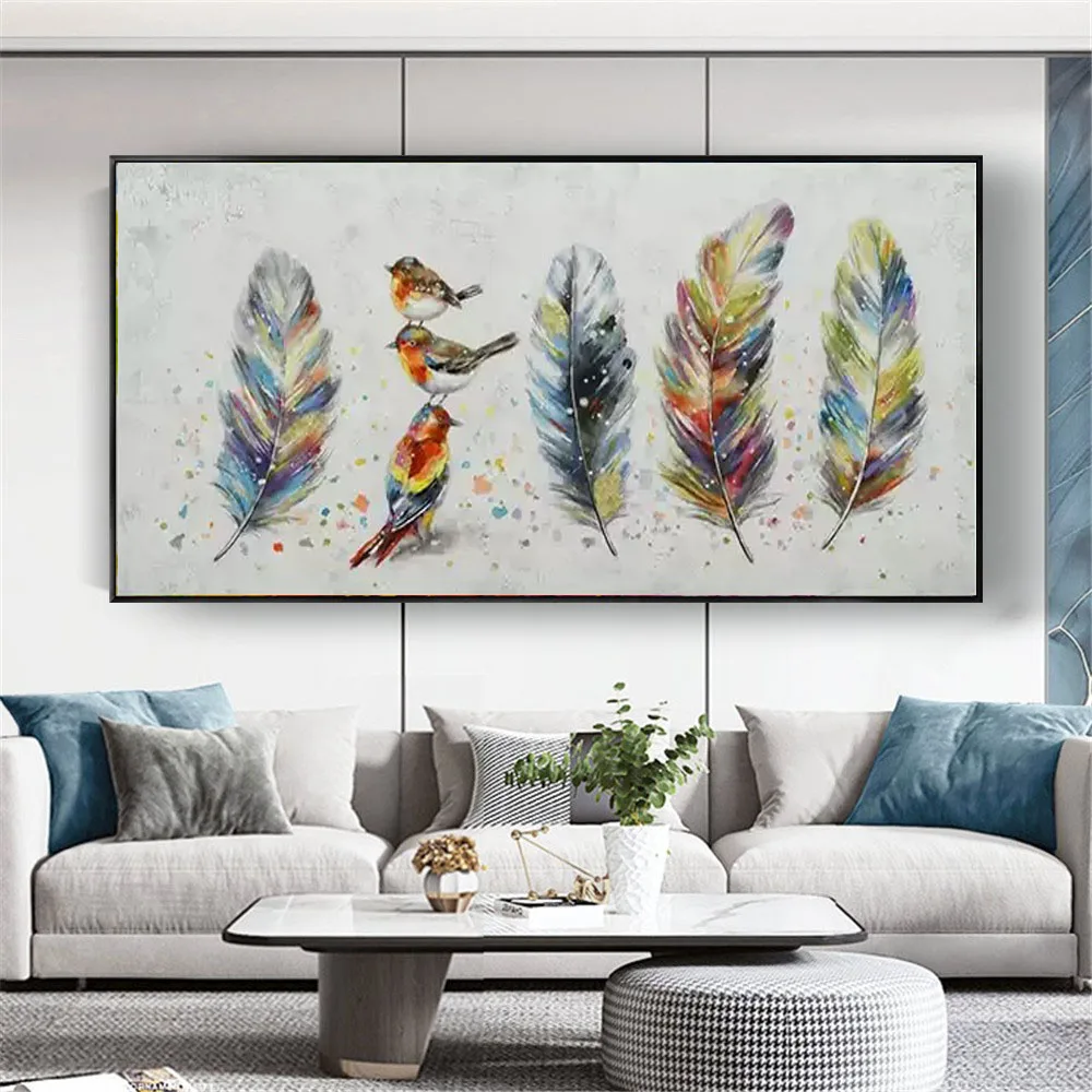 High Quality 100% Handmade Modern Abstract Oil Painting Wall Art Canvas Poster For Living Room Hotel Decor Mural Pendant Picture