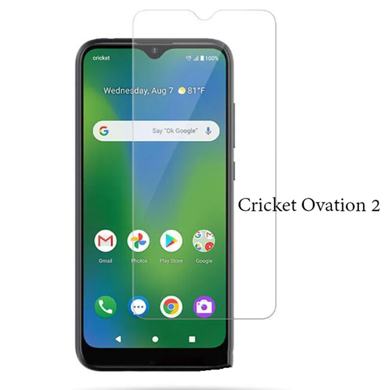 Protector de pantalla de vidrio templado HD 2.5D para grillo Ovation 2, OVATION 2, vidrio para grillo Dream 5G, cubierta transparente de vidrio